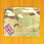 イギリス軍放出品 ワッペン MTP迷彩 四隅ベルクロ