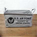 収納ボックス 箱型 US AIR FORCE 折りたたみ