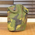 オランダ軍放出品 キャンティーンカバー ALICEクリップ付 水筒カバー  ウッドランドカモ