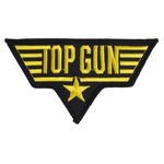ミリタリーワッペン TOP GUN アメリカ海軍戦闘機兵器学校 トップガン 熱圧着式