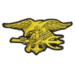 ミリタリーワッペン 米海軍特殊部隊 ネイビーシールズ Navy SEALs 熱圧着式