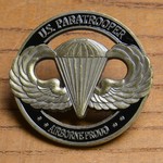 チャレンジコイン 米陸軍 パラシュート章 空挺部隊 記念メダル