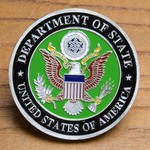 チャレンジコイン 米国務省 紋章 スカル 記念メダル