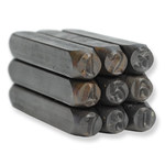 打刻印 スチールスタンプ 数字 逆文字