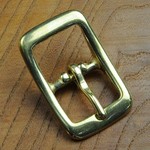 舟型美錠 バックル 真鍮製 ピン溝入り