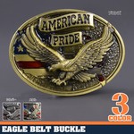ベルトバックル イーグル 星条旗 AMERICAN PRIDE 1616