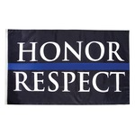 Rothco フラッグ Honor&Respect ブルーラインフラッグ 1451