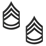 Rothco ピンバッジ 米軍階級章 一等軍曹 2個セット