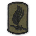 ミリタリーパッチ 173RD エアボーン ブリゲイド OD