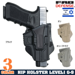 FAB Defense SCORPUS M1ホルスター Glock17/19 右利き用 LV1スイベル G-9S