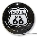  サインランプ ルート66 丸型 壁掛け