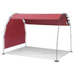 スキンコム ビーチテント プレミアム ルビーワイン