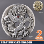 ベルトバックル ドラゴン RED EYE 丸型