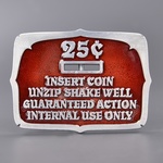 ベルトバックル インサートコイン レッド 1353rd