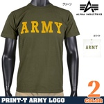 ALPHA 半袖Tシャツ ARMY TC1033