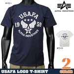 ALPHA 半袖Tシャツ ロゴ USAFA TC1041