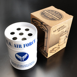 灰皿 US AIR FORCE ドラム缶型 ホワイト