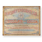 ブリキ看板 ハーシーズ チョコレート アンド ココア