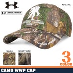 アンダーアーマー キャップ WWPロゴ リアルツリーカモ