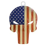 UNITED STATES TACTICAL ステッカー USA Flag Skull 星条旗 スカル BS-756