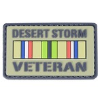 Voodoo Tactical ミリタリーパッチ Desert Storm Veteran 砂漠の嵐作戦 退役軍人  07-0810000000