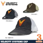 VELOCITY SYSTEMS メッシュキャップ HAT ロゴ刺繍入り
