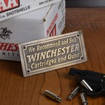 WINCHESTER  真鍮製プレート 銘板 アンティーク仕上げ