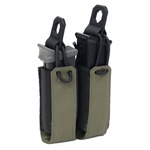 Warrior Assault Systems ピストルマグポーチ Laser Cut ダブルバンジー MOLLE対応 W-LC-DBPP