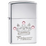 ZIPPO プリンセスクラウン 24743 スワロフスキー