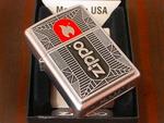 ZIPPO ジッポーロゴ 24830 サテンクローム