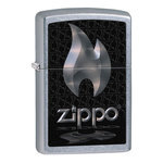 ZIPPO ジッポーロゴ 28445 サテンクローム