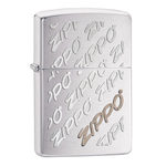 ZIPPO ジッポー旧ロゴ 28642 ブラッシュドクローム