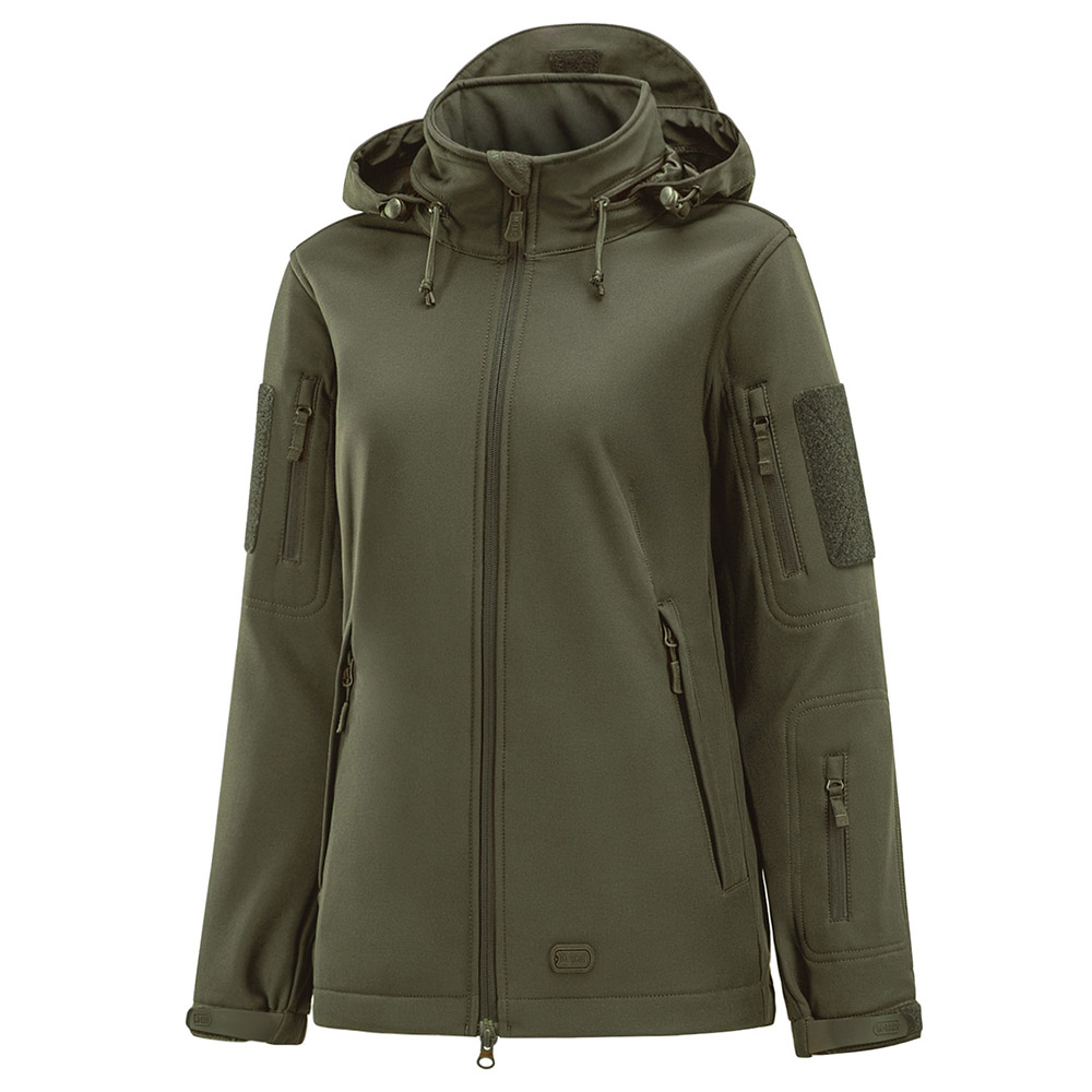 M-TAC ソフトシェルジャケット 防風防水仕様 女性用 YKK製フロントジッパー