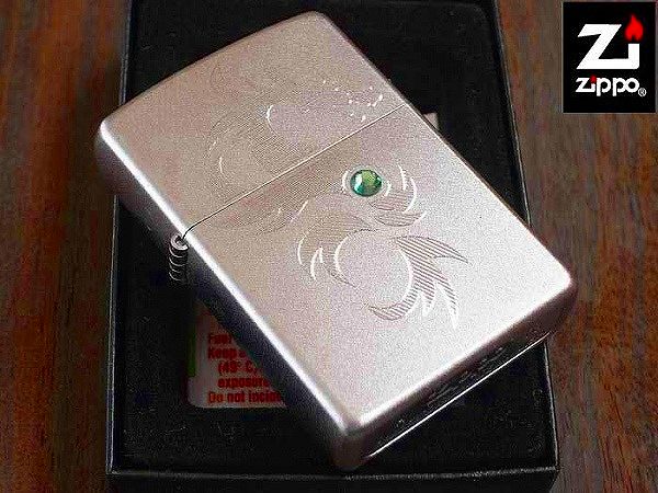 ZIPPO 龍 24478 スワロフスキー サテンクローム