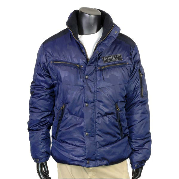 AVIREX ミリタリージャケット 迷彩 LANGLEY AFB シャドーカモ