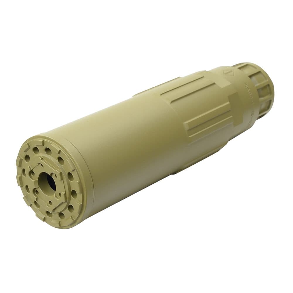 5KU Airsoft サイレンサー SCI-SIX フラッシュハイダーセット 14mm逆ネジ