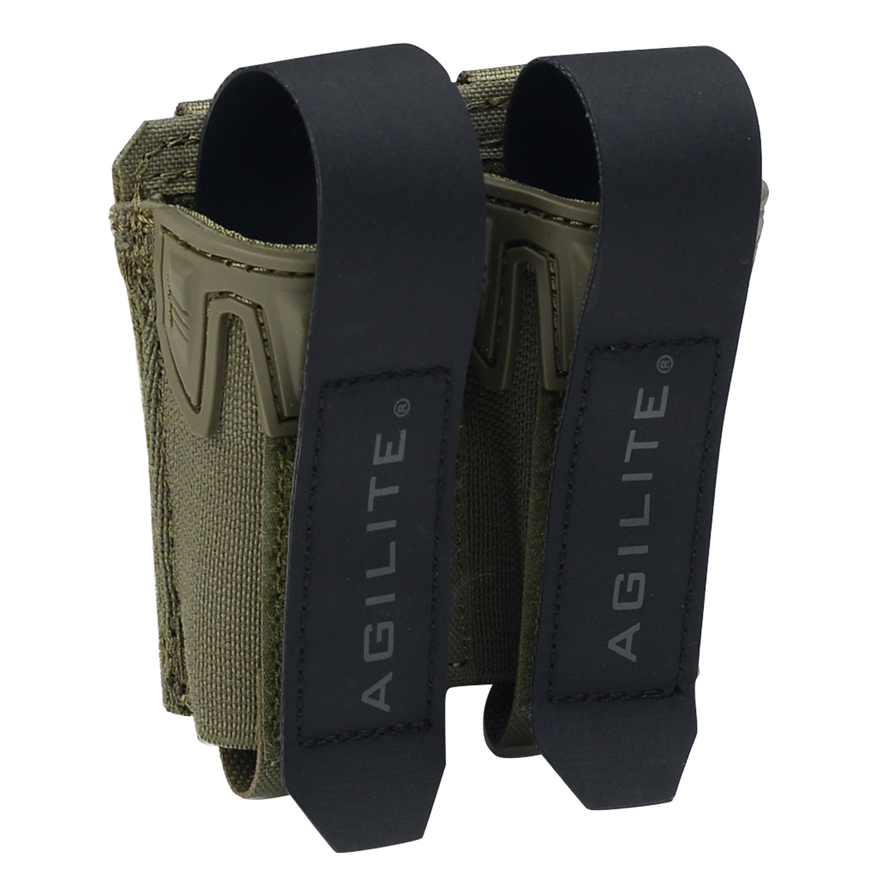 AGILITE ダブルマグポーチ PINCER PISTOL ダブル 9mmピストルマガジン用 MOLLE対応 8047
