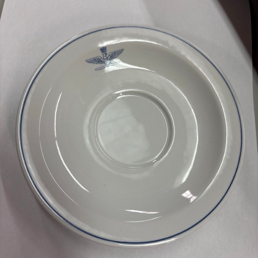 【訳あり商品】イタリア軍放出品 エスプレッソカップ&ソーサー 食器サイズ大
