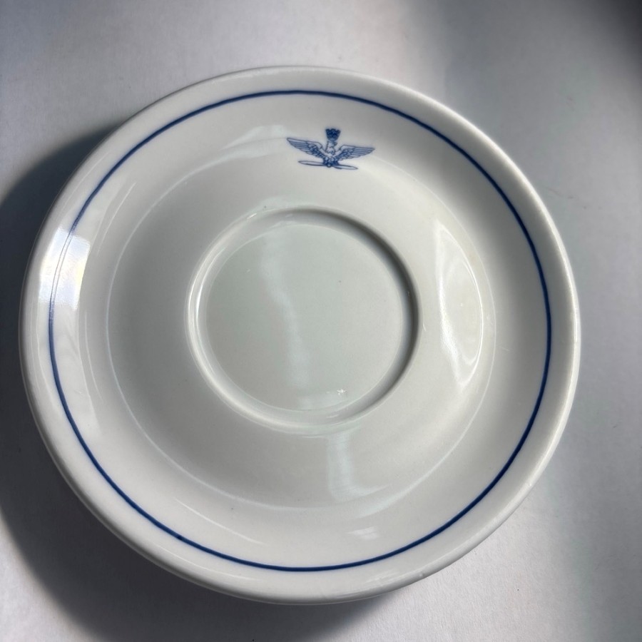 【訳あり商品】イタリア軍放出品 エスプレッソカップ&ソーサー 食器サイズ小