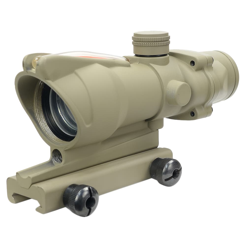 AIM-O ドットサイト 輝度自動調整 レッドファイバー 1×32C 電池不要 AO1001