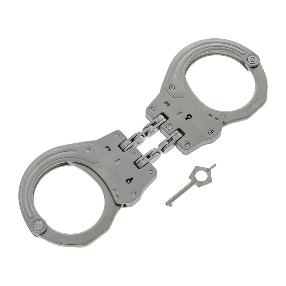ASP 手錠 Sentry Hinge Cuffs 両面鍵穴 ヒンジ式 56500
