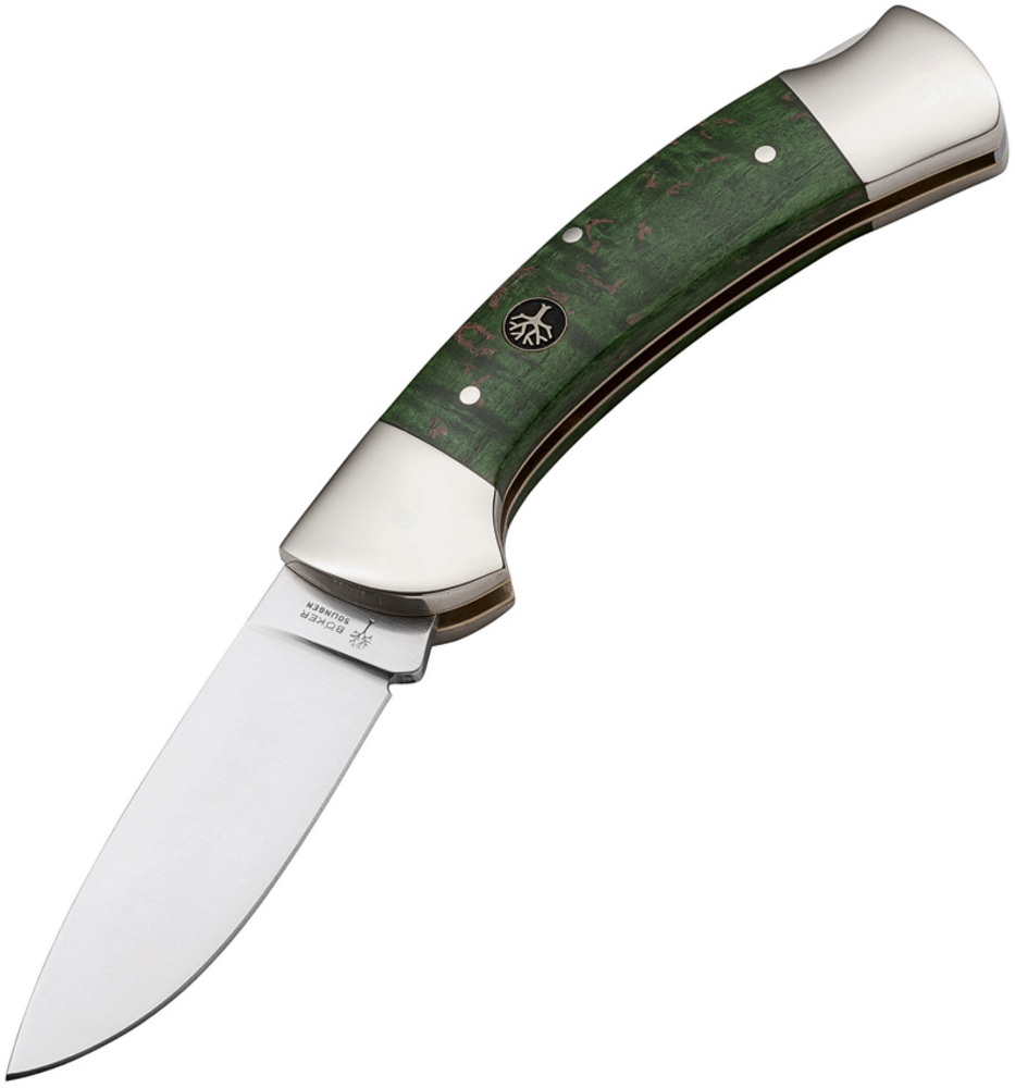 BOKER 3000 ロックバック 118000 グリーンカーリーバーチ