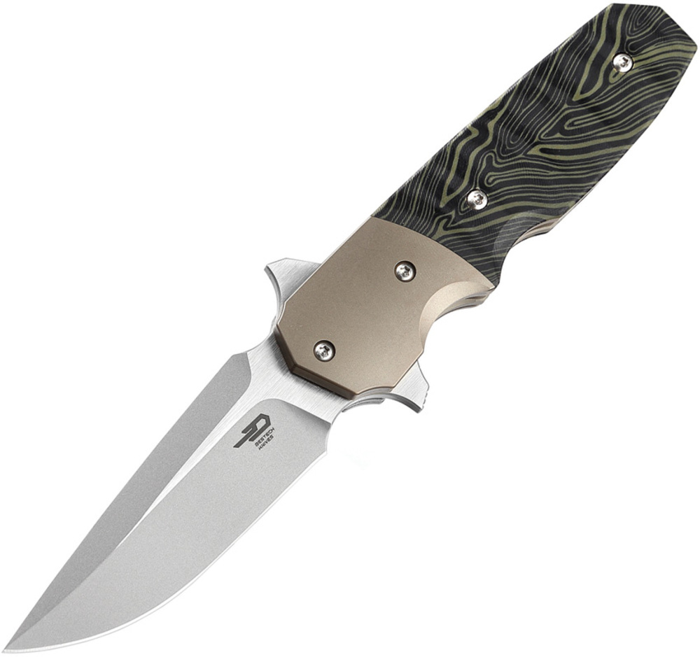 Bestech Knives 折りたたみナイフ Freefall ライナーロック T2007A 緑
