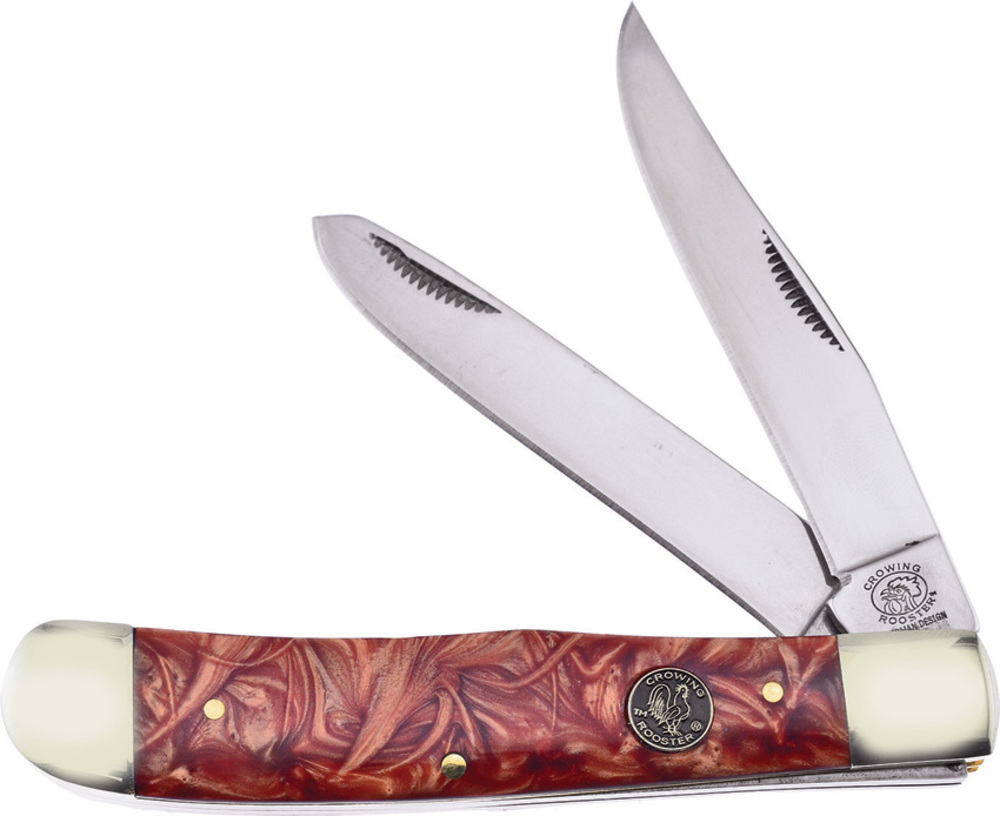 Frost Cutlery 折りたたみナイフ Trapper ウイスキーリバー FCR108WR