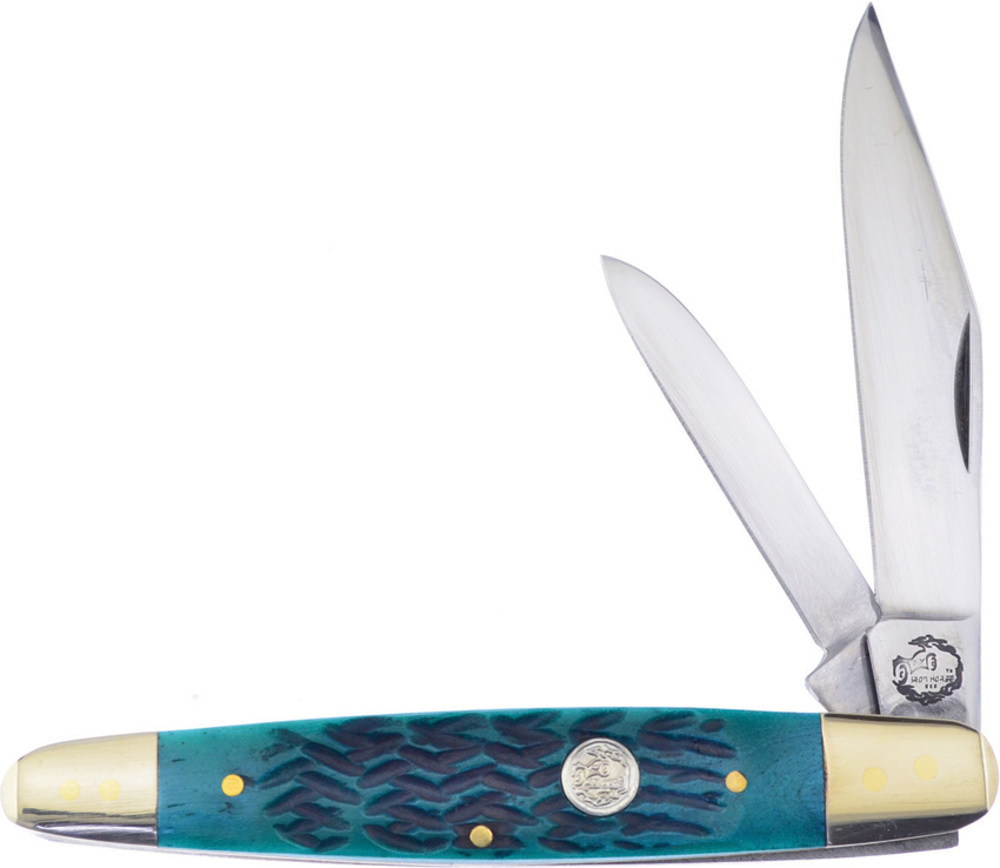 Frost 折りたたみナイフ テキサスジャック グリーン ピックボーン FIH131GPB