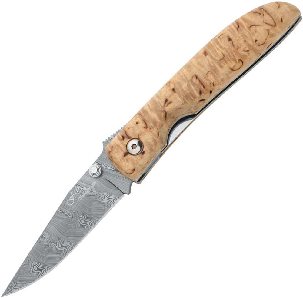 FOX 折りたたみナイフ Voyager ダマスカス鋼 FOX2499DA ライナーロック