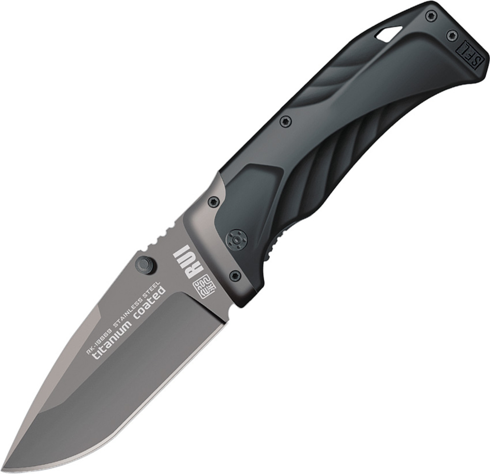 K25 Tacitcal 折りたたみナイフ ライナーロック ブラック RUI19669