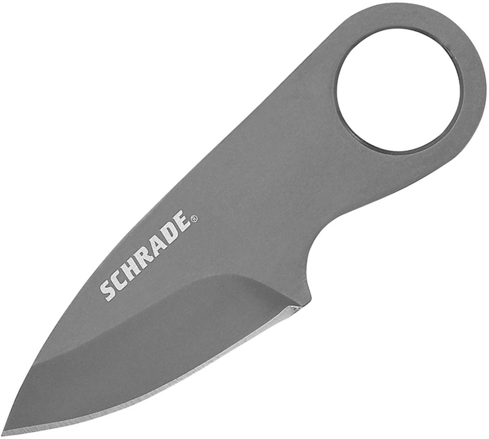 SCHRADE マネークリップナイフ 直刃 フィンガーリングハンドル 樹脂製シース付き SCHCC1
