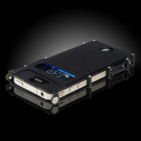 ミリタリーショップ レプマート Crkt Iphone4sメタルケース Inoxcase マットブラック Inox4k