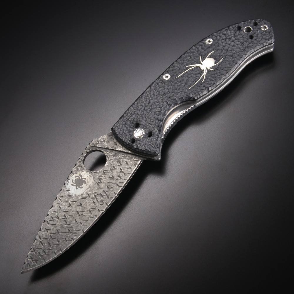 ミリタリーショップ レプマート / Spyderco 折りたたみナイフ 直刃